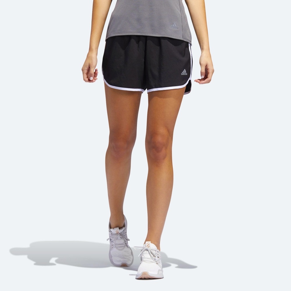 New Adidas Climalite Shorts Size Large Black & White